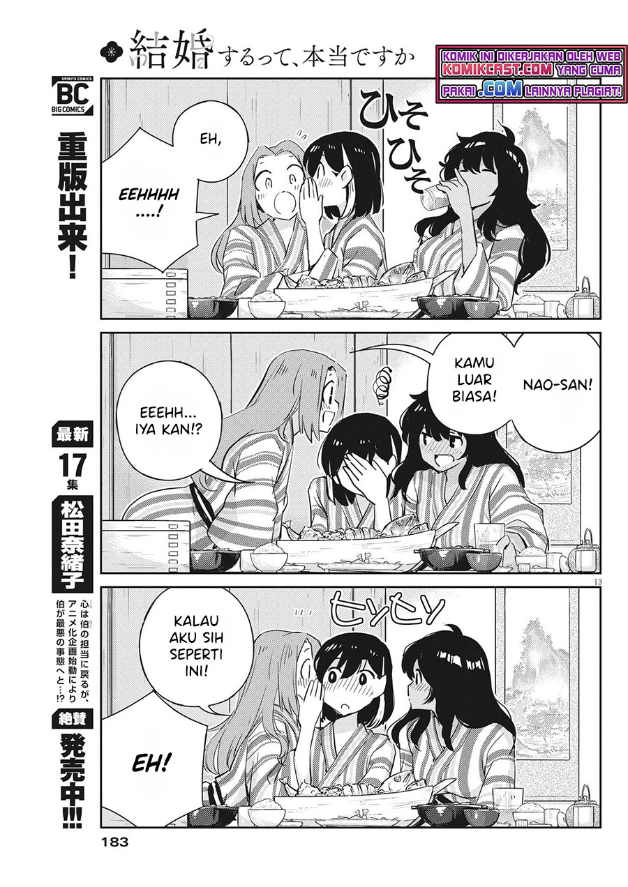 Kekkon Surutte, Hontou Desu ka? Chapter 65 Gambar 15